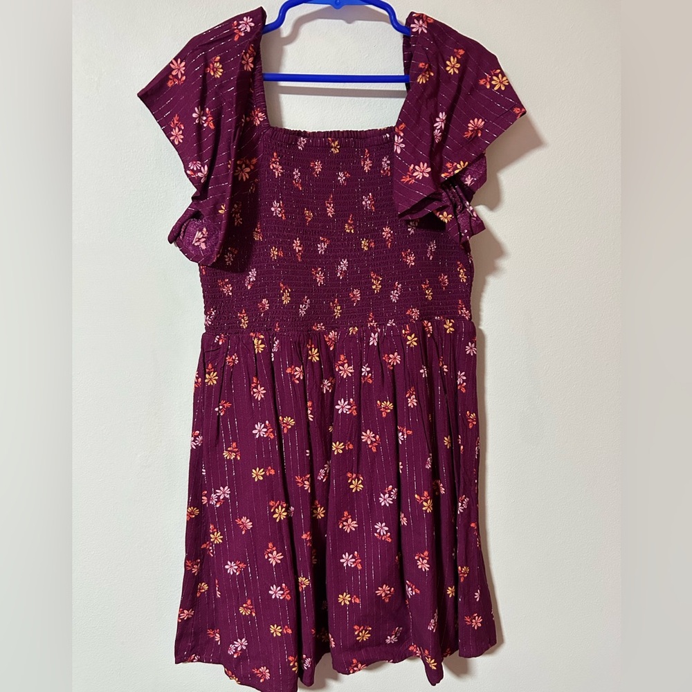 Jumping Beans floral dress girl’s Size 8 NWOT